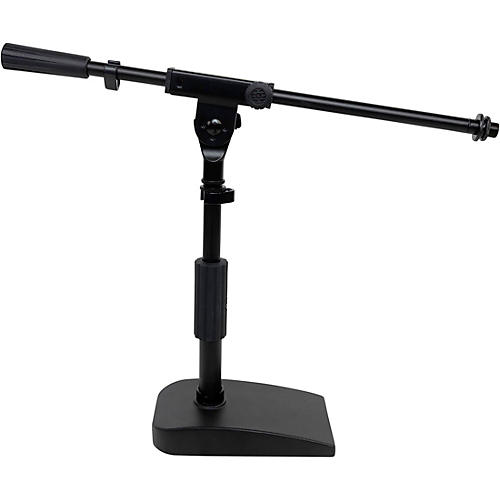 Shure SH-DESKTOP2 Compact Low-Profile Desktop Mic Stand With Single-Section Boom Black