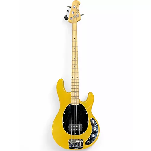 Used Sterling by Music Man Sting Ray 24 Butterscotch Electric Bass Guitar Butterscotch