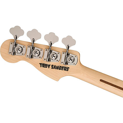 Fender Troy Sanders Precision Bass Guitar Silverburst