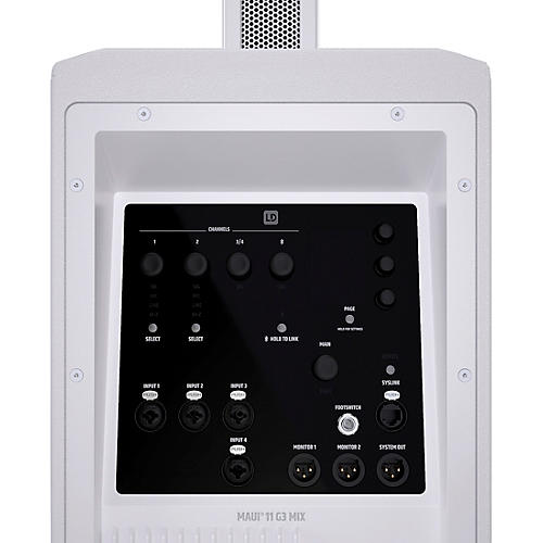 LD Systems LD Systems MAUI 11 G3 MIX W Portable Cardioid Column PA System With Digital Mixer, White