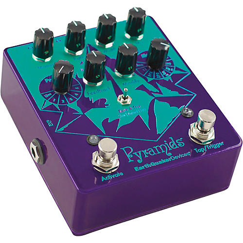 EarthQuaker Devices Pyramids Stereo Flanger Effects Pedal