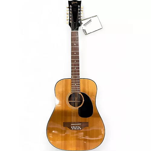 Vintage 1970s Gibson BLUERIDGE 12 Natural 12 String Acoustic Guitar Natural