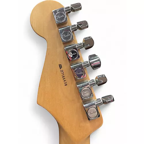 Used 2007 Fender VG Stratocaster Black and White Solid Body Electric Guitar Black and White