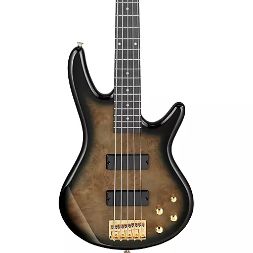 Ibanez GSR205PC 5-String Electric Bass Guitar Transparent Pale Black Burst