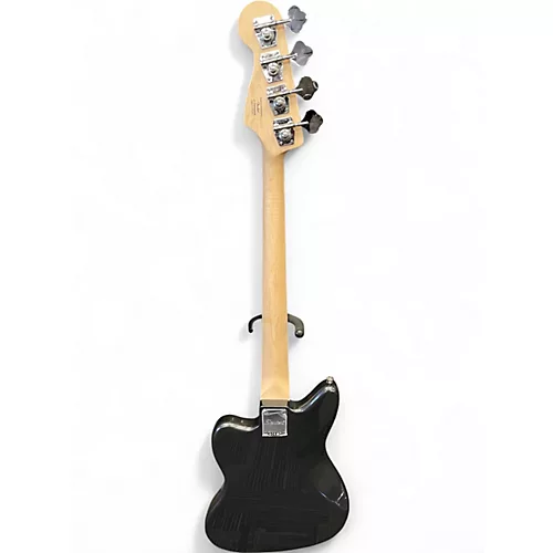 Used Squier Vintage Modified Jaguar Bass Black Electric Bass Guitar Black