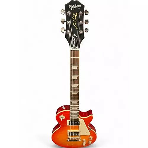 Used Epiphone Les Paul Standard Cherry Sunburst Solid Body Electric Guitar Cherry Sunburst