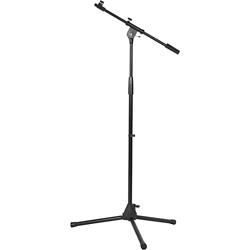 Musician's Gear Tripod Microphone Stand With Telescoping Boom Black 2-Pack