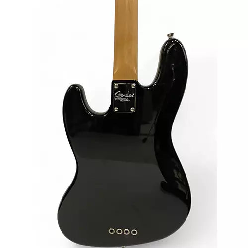 Used 2017 Fender American Professional Jazz Bass Black Electric Bass Guitar Black