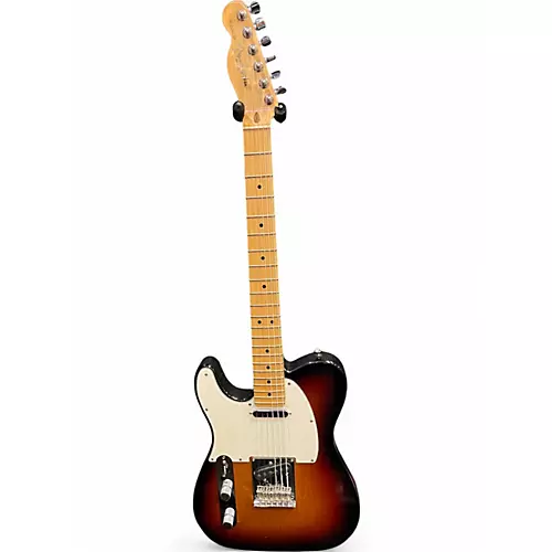 Used Fender American Standard Telecaster Left Handed 3 Color Sunburst Electric Guitar 3 Color Sunburst