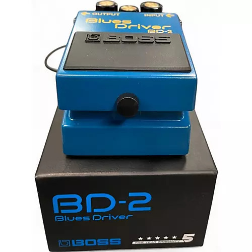 Used BOSS BD2 Blues Driver Effect Pedal