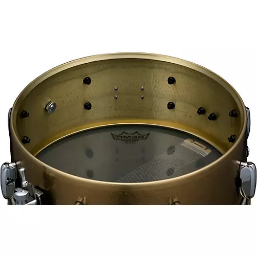 TAMA STAR Reserve Hand Hammered Brass Snare Drum 14 x 5.5 in.