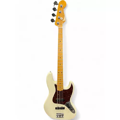 Used 2020s Fender American Professional II Jazz Bass Alpine White Electric Bass Guitar Alpine White