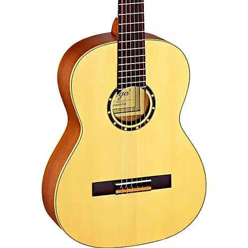 Ortega Family Series R121-7/8 7/8 Size Classical Guitar Satin Natural 0.75