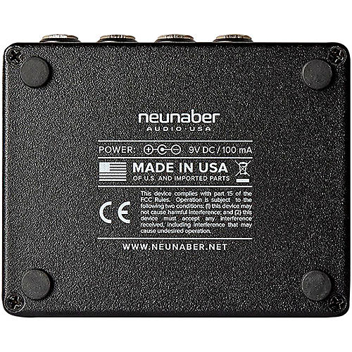 Neunaber ILLUMINE Reverb Effects Pedal Black