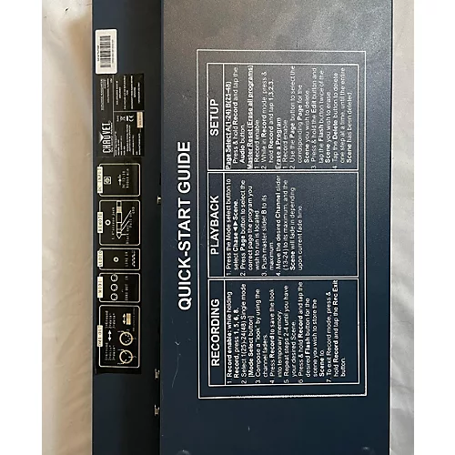 Used CHAUVET DJ Stage Controller 50 DMX Lighting Controller Lighting Controller