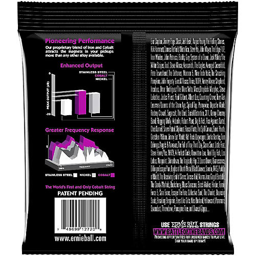 Ernie Ball 2729 Cobalt 7-String Power Slinky Electric Guitar Strings
