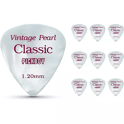 Pick Boy Pearl Cellulose Vintage Guitar Picks 1.00 mm 10 Pack
