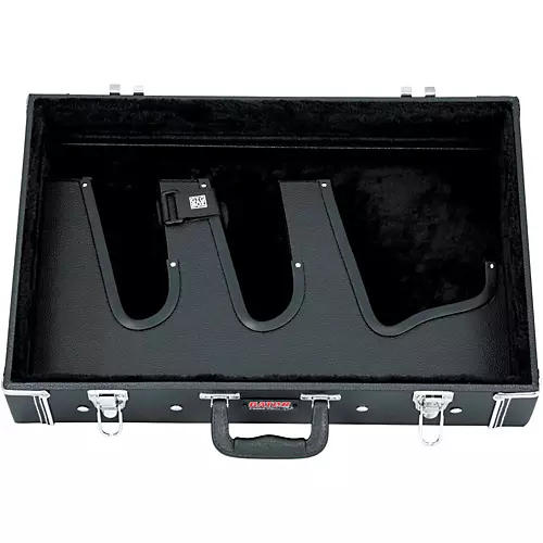 Gator Gig-Box Jr. Pedal Board/Guitar Stand Case with Power Black
