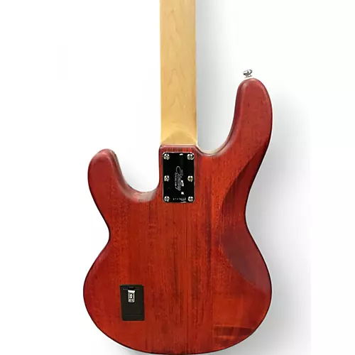 Used Sterling by Music Man Stingray 4 Wine Red Electric Bass Guitar Wine Red
