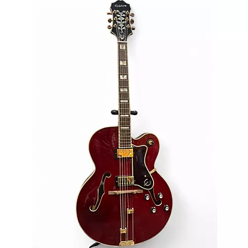 Used 2023 Epiphone Broadway Wine Red Hollow Body Electric Guitar Wine Red