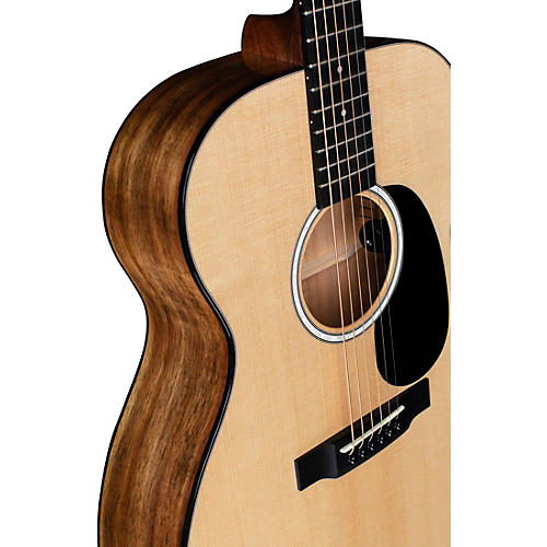 Martin 000-12E Road Series Koa Fine Veneer Auditorium Acoustic-Electric Guitar Natural