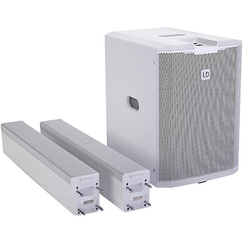 LD Systems MAUI 28 G3 Compact Cardioid Powered Column PA System, White
