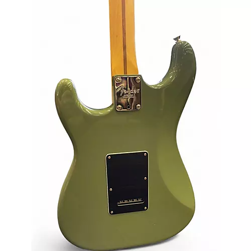 Used 2017 Fender American Professional Stratocaster SSS Olive Solid Body Electric Guitar Olive