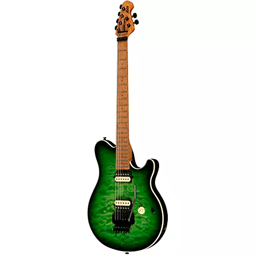 Ernie Ball Music Man Axis Quilt Top Electric Guitar Macha