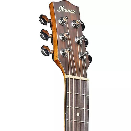 Ibanez EWP13DBO Exotic Wood Piccolo Acoustic Guitar Dark Brown Open Pore