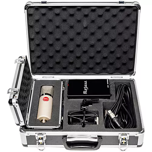 Mojave Audio MA-300SN Large-Diaphragm Multi-Pattern Tube Condenser Microphone - Satin Nickel