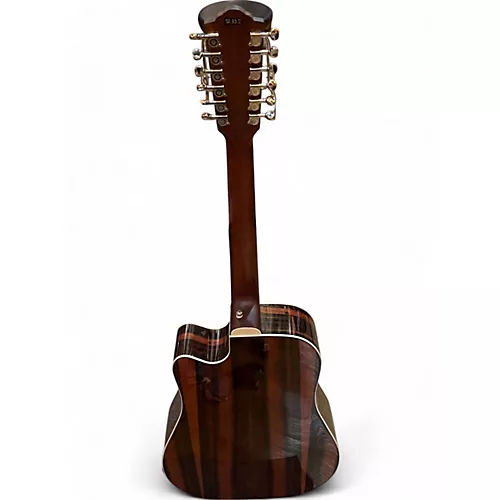 Used 2020s Guild D-2612CE DELUXE Antique Burst 12 String Acoustic Electric Guitar Antique Burst