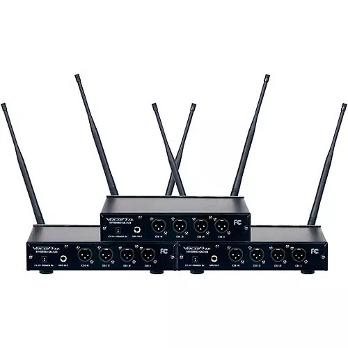 VocoPro USB-ACAPELLA-12 12-Channel Wireless Microphone/USB Interface Package, 902-927.2mHz