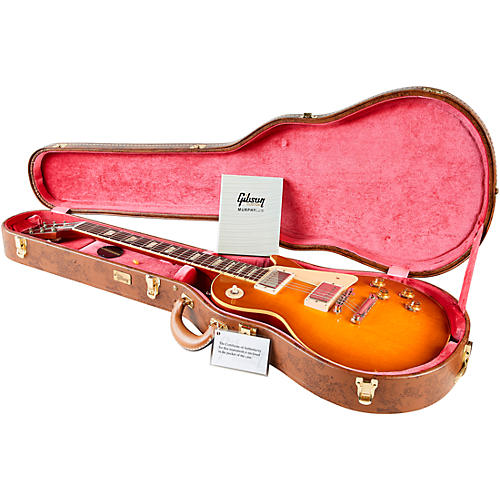 Gibson Custom Murphy Lab 1958 Les Paul Standard Reissue Light Aged Electric Guitar Lemon Burst