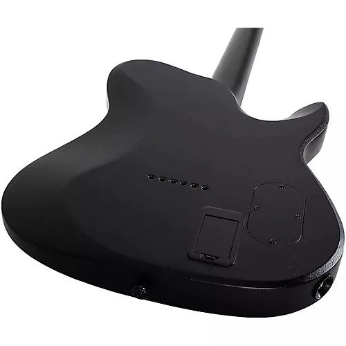 Schecter Guitar Research PT Black Ops Left Handed Electric Guitar Satin Black Open Pore