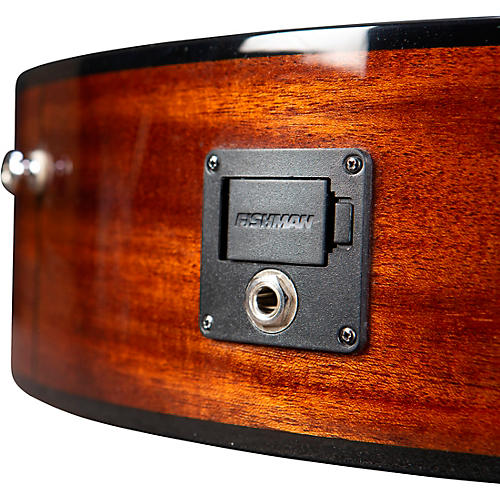 Breedlove Discovery S CE LH Red Cedar-African Mahogany Concert Left-Handed Acoustic-Electric Guitar Edge Burst