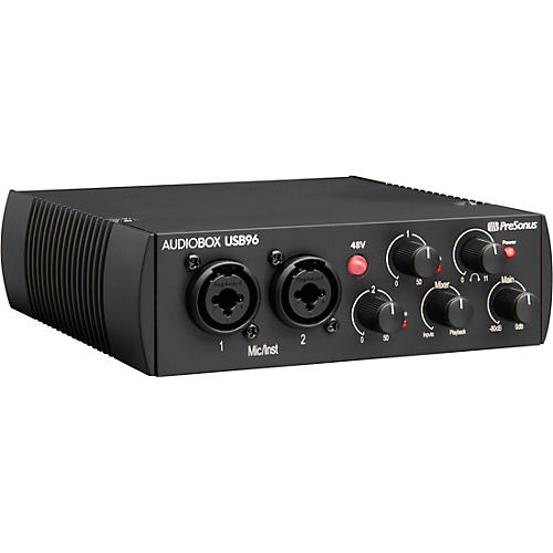 PreSonus AudioBox USB 96 25th Anniversary Edition Audio Interface With Studio One Artist 6 Software Black