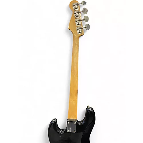 Used Fender Standard Jazz Fretless Black and White Electric Bass Guitar Black and White