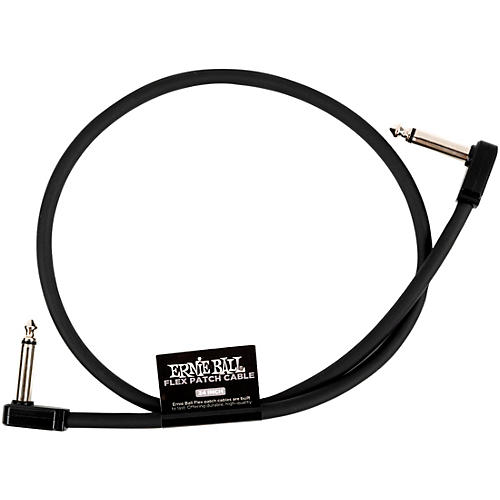 Ernie Ball Flex Patch Cable 3 in. Black