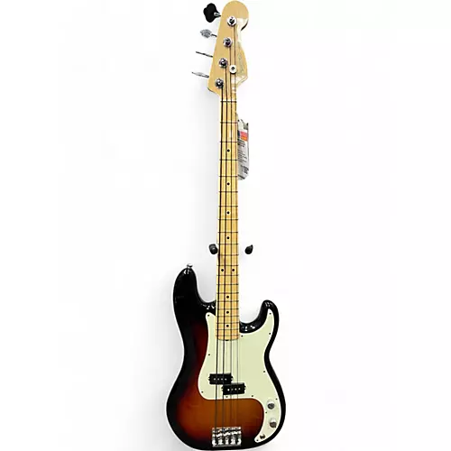 Used 2017 Fender American Professional Precision Bass 3 Color Sunburst Electric Bass Guitar 3 Color Sunburst
