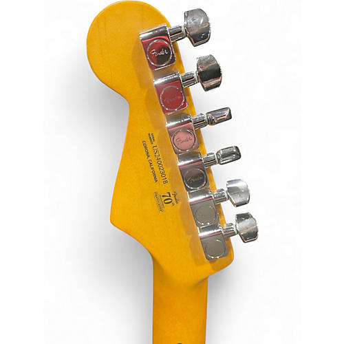 Used Fender American Professional II Stratocaster Thinline Vintage White Hollow Body Electric Guitar Vintage White