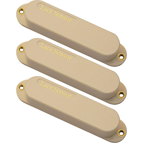 Lace Sensor Gold Guitar Pickups 3-Pack S-S-S Set Black
