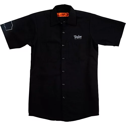 Taylor Crown Logo Work Shirt X Large Black