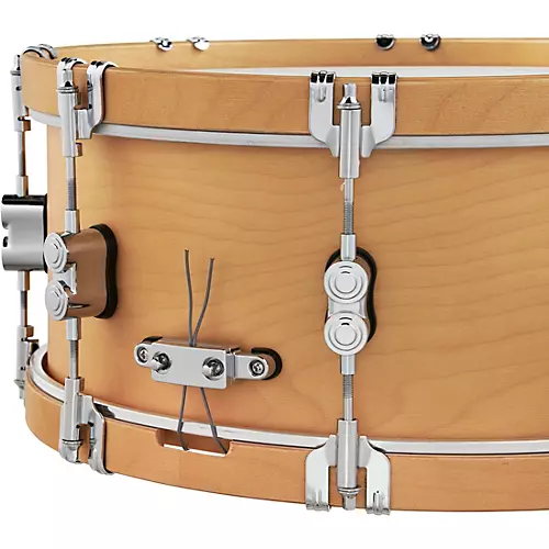 PDP by DW Concept Classic Snare Drum With Wood Hoops 14 x 6.5 in. Ebony/Ebony Hoops