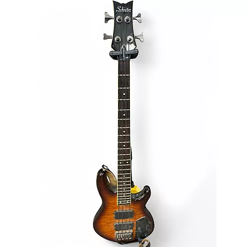 Used Schecter Guitar Research Raiden Elite 4 String 2 Tone Sunburst Electric Bass Guitar 2 Tone Sunburst