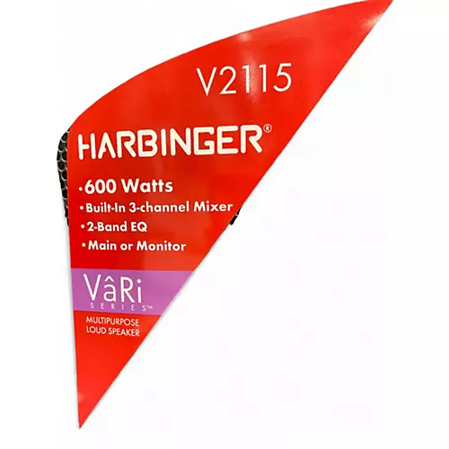 Used Harbinger VARI V2115 Powered Speaker