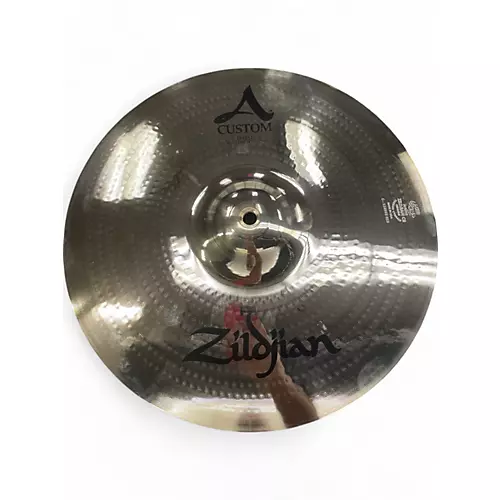 Used Zildjian 14in A Custom Mastersound Hi Hat Pair Cymbal 33