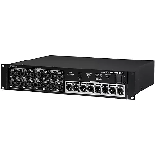 Yamaha Tio1608-D2 16-Input, 8-Output Dante Stagebox for DM3-D and TF Series Mixers