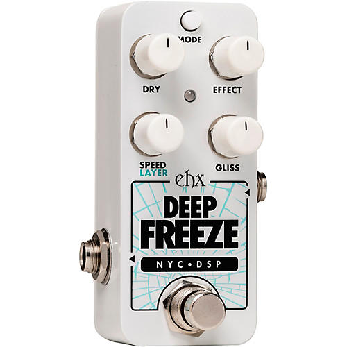 Electro-Harmonix Deep Freeze Sound Retainer Effects Pedal White