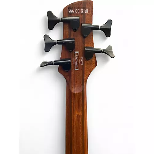 Used Ibanez SRH505F Natural Browned Burst Electric Bass Guitar Natural Browned Burst