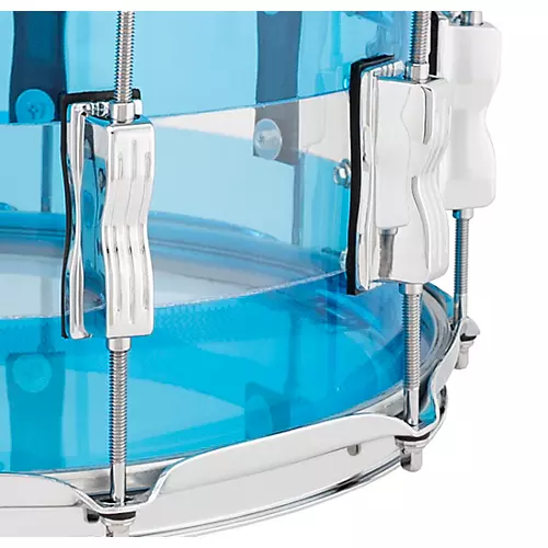 Ludwig Vistalite 50th Anniversary Snare Drum 14 x 6.5 in. Blue/Clear/Blue